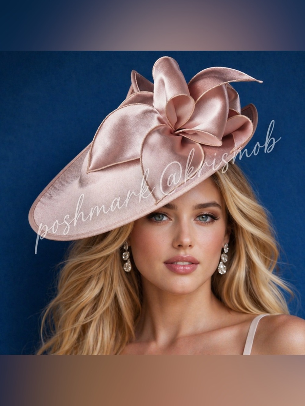Pink Kentucky Derby & Oaks Fascinator Hat | Floral Bow Headpiece